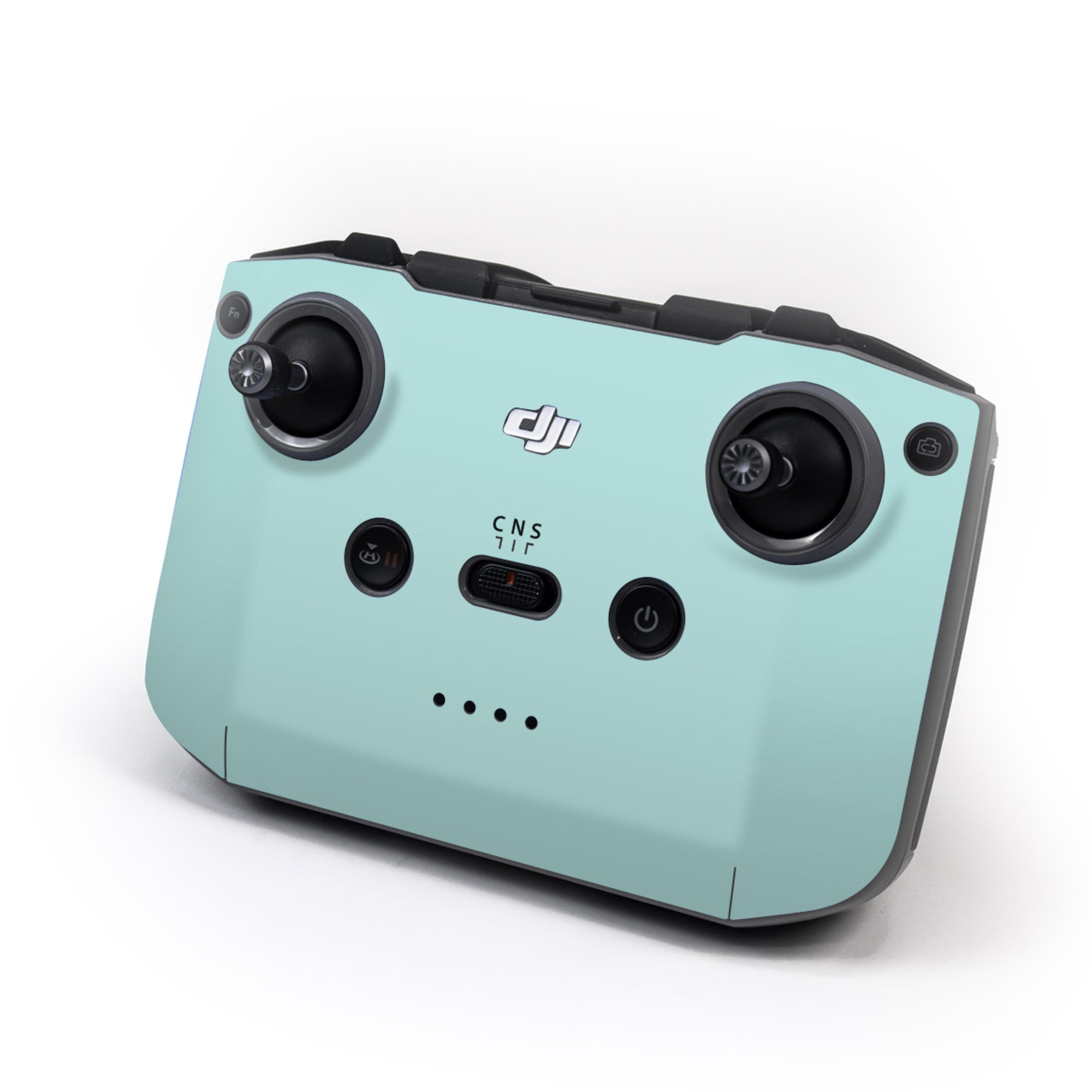 DJI RC-N3 Controller Skin design of Green, Blue, Aqua, Turquoise, Teal, Azure, Text, Daytime, Yellow, Sky, with blue colors