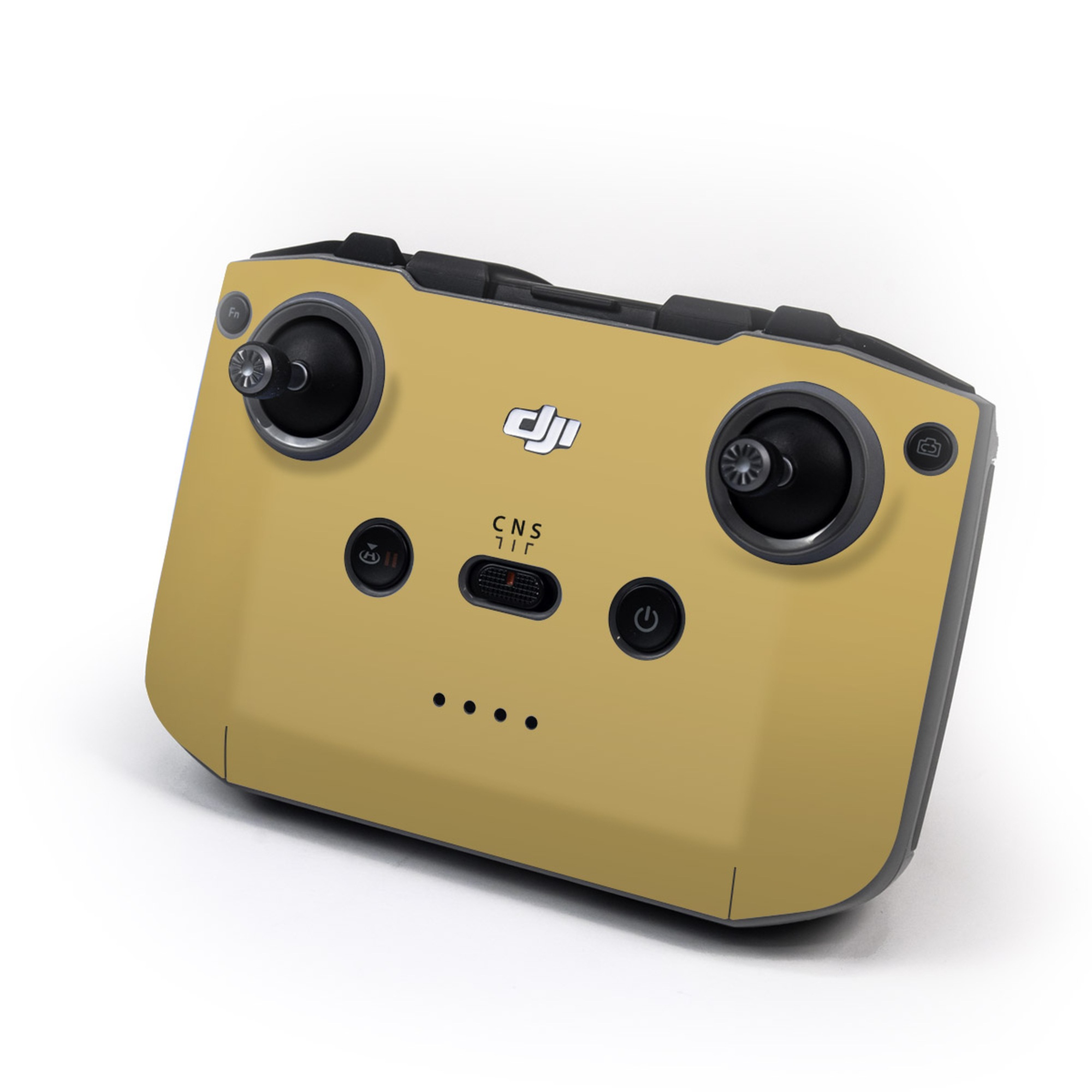 DJI RC-N3 Controller Skin design of Brown, Amber, Beige, Pattern, Peach, Font, Tints and shades, Event, Rectangle, Circle, with yellow colors