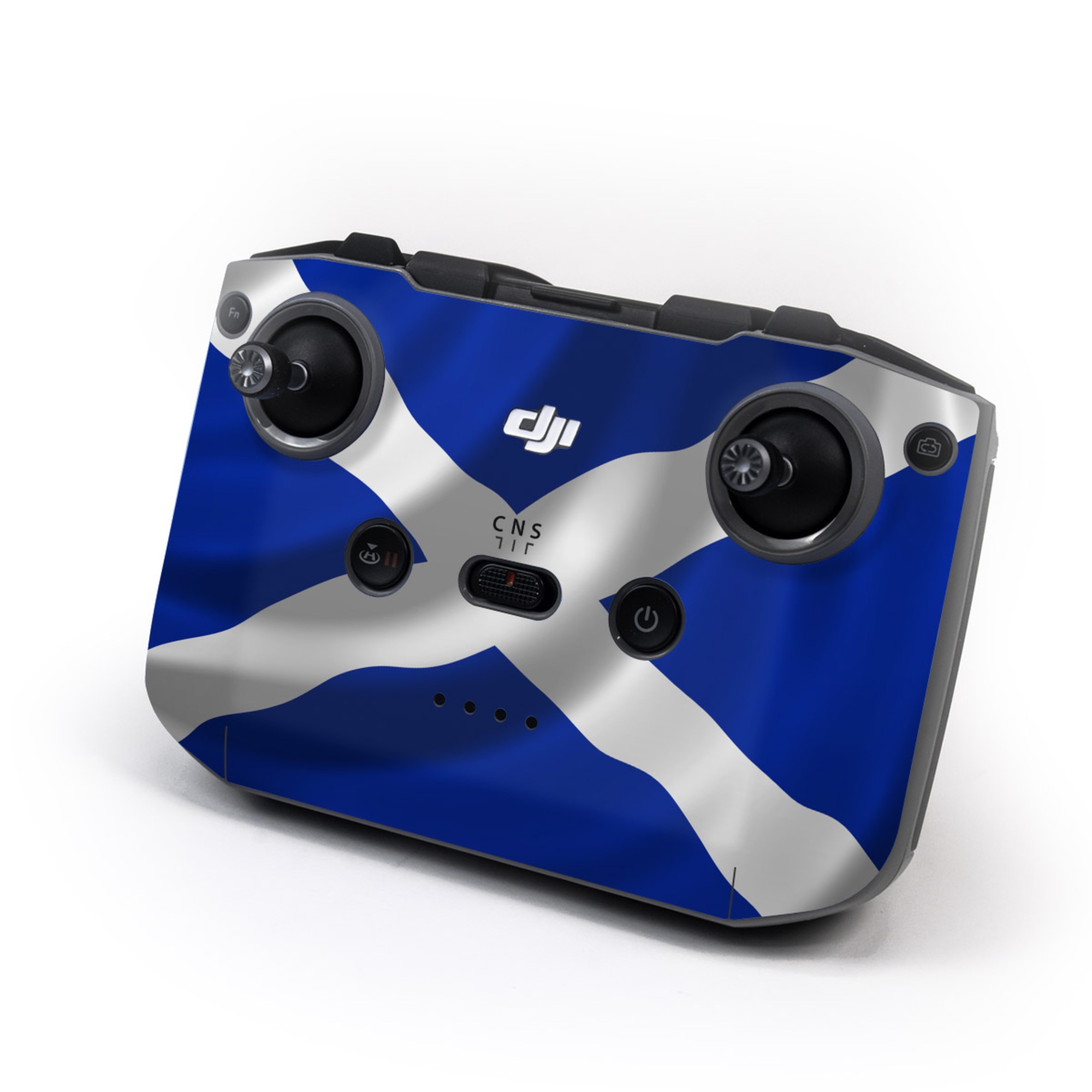 DJI RC-N3 Controller Skin design of Flag, Blue, Cobalt blue, Electric blue, Gesture, Flag of the united states, with blue, gray, black, white colors