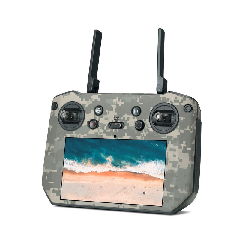 DJI RC Pro Skin design of Military camouflage, Green, Pattern, Uniform, Camouflage, Design, Wallpaper, with gray, green colors