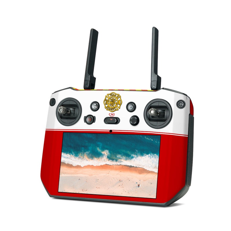 DJI RC Pro Controller Skin design of Military rank, Flag with white, red, yellow colors
