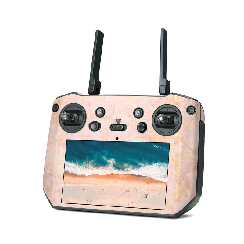 DJI RC Pro Skin design of Pink, Peach, Wallpaper, Pattern, with pink, yellow, orange colors