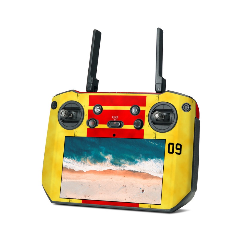 DJI RC Pro Skin design, with red, yellow, black colors