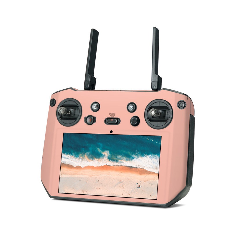 DJI RC Pro Skin design of Orange, Pink, Peach, Brown, Red, Yellow, Material property, Font, Beige, with orange, yellow, white colors