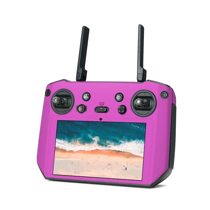 DJI RC Pro Skin design of Violet, Pink, Purple, Red, Lilac, Magenta, Blue, Lavender, Text, Sky, with pink colors