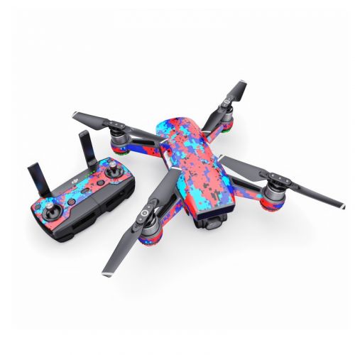 Digital Patriot Camo DJI Spark Skin