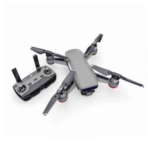 Solid State Grey DJI Spark Skin