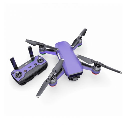 Solid State Purple DJI Spark Skin