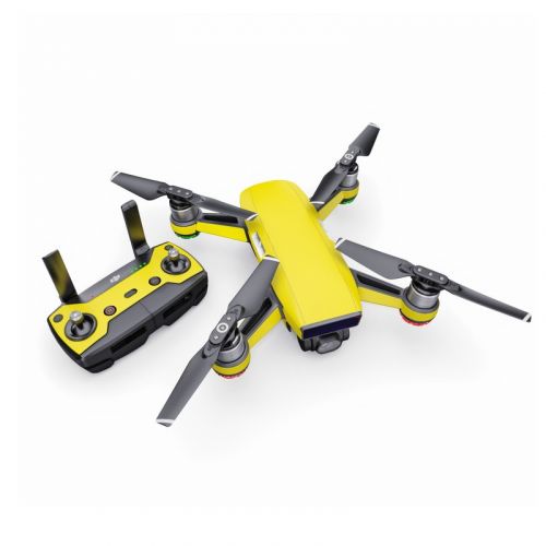 Solid State Yellow DJI Spark Skin