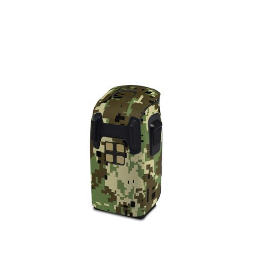 Digital Woodland Camo DJI Spark Battery Skin