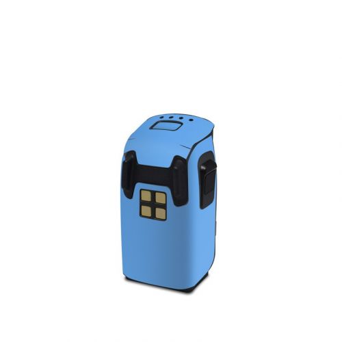 Solid State Blue DJI Spark Battery Skin