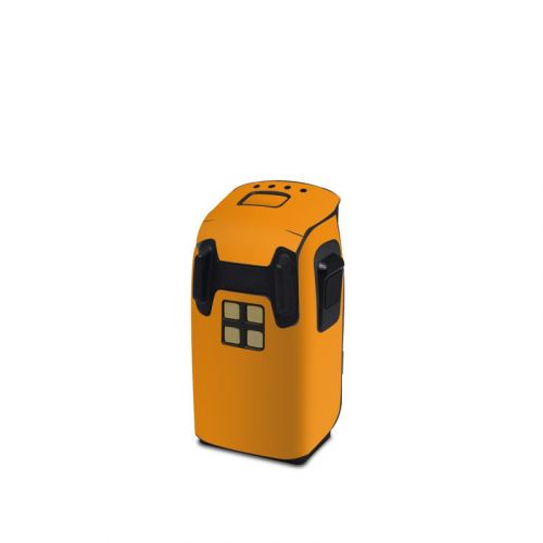Solid State Orange DJI Spark Battery Skin