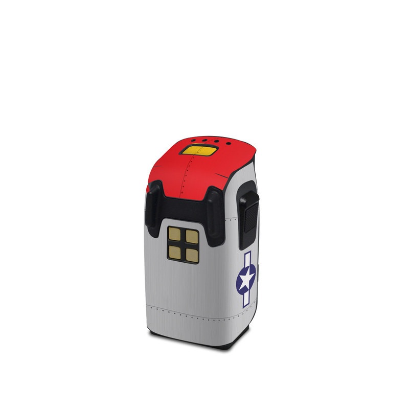 DJI Spark Battery Skin design of Product, Textile, Font, Rectangle, Art, Pattern, Illustration, Graphics, Logo, Design, with gray, red, yellow, green, blue, white, blue, black colors