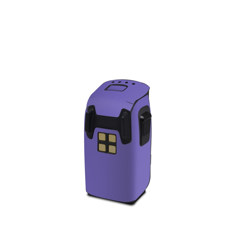 DJI Spark Battery Skin design of Blue, Violet, Sky, Purple, Daytime, Black, Lilac, Cobalt blue, Pink, Azure, with purple colors
