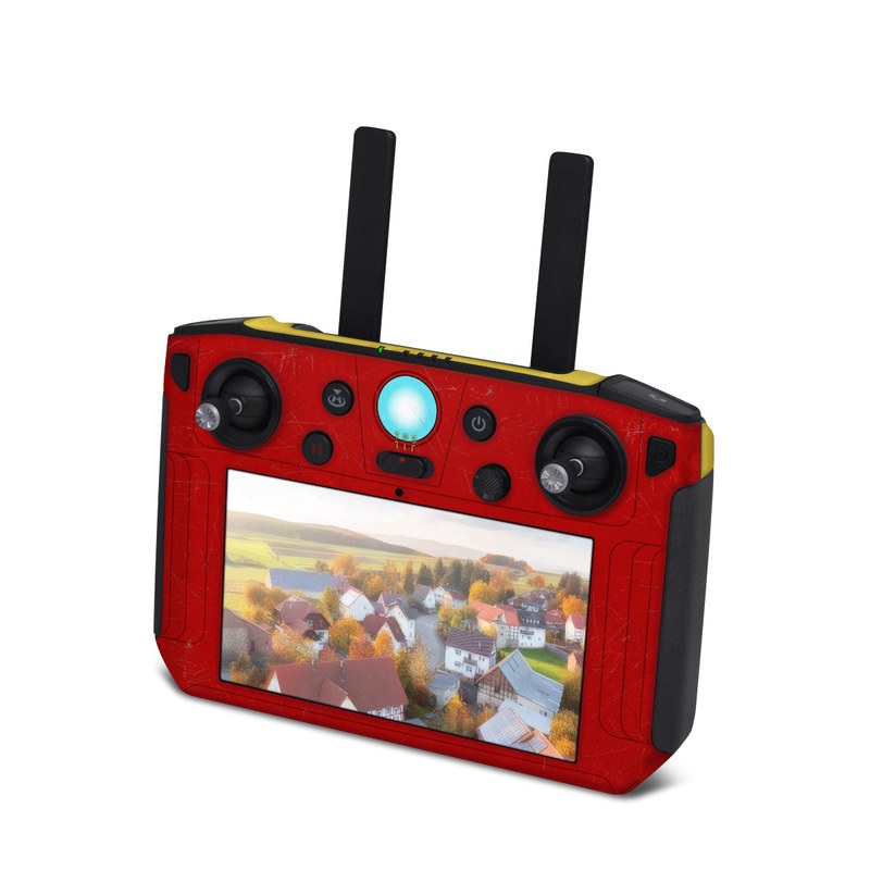 DJI Smart Controller Skin design with red, yellow, white colors
