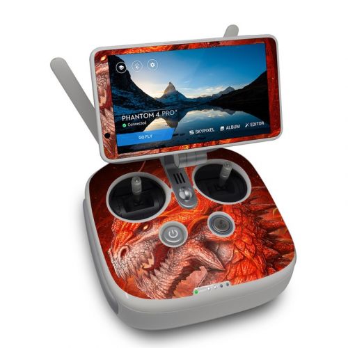 Flame Dragon DJI Phantom 4 Pro Plus Controller Skin