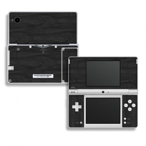 Black Woodgrain Nintendo DSi Skin