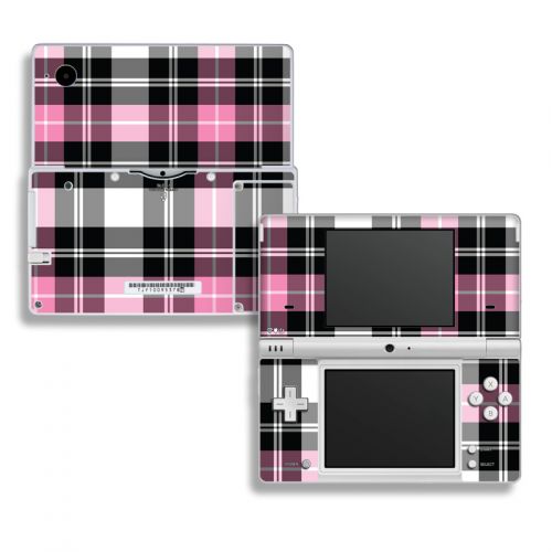 Pink Plaid Nintendo DSi Skin