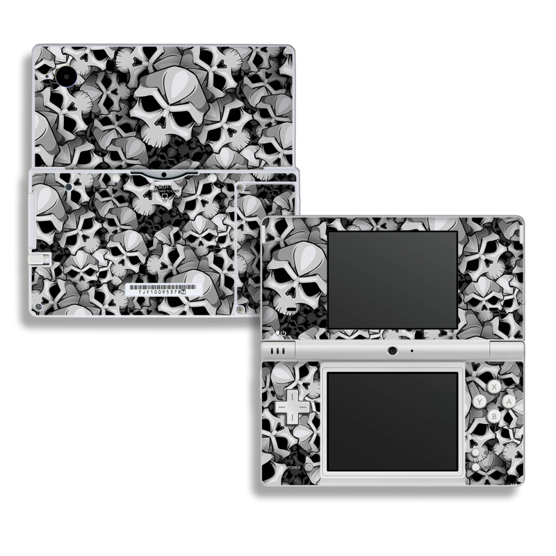 Nintendo DSi Skin design of Pattern, Black-and-white, Monochrome, Ball, Football, Monochrome photography, Design, Font, Stock photography, Photography, with gray, black colors