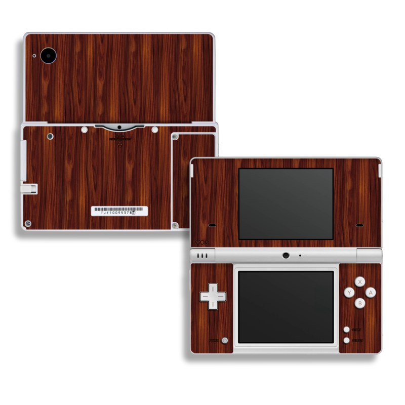 Nintendo DSi Skin design of Wood, Red, Brown, Hardwood, Wood flooring, Wood stain, Caramel color, Laminate flooring, Flooring, Varnish, with black, red colors