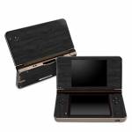 Black Woodgrain Nintendo DSi XL Skin