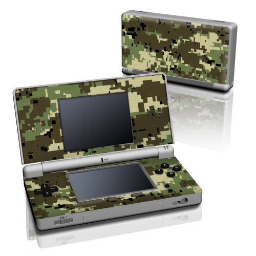 Digital Woodland Camo Nintendo DS Lite Skin