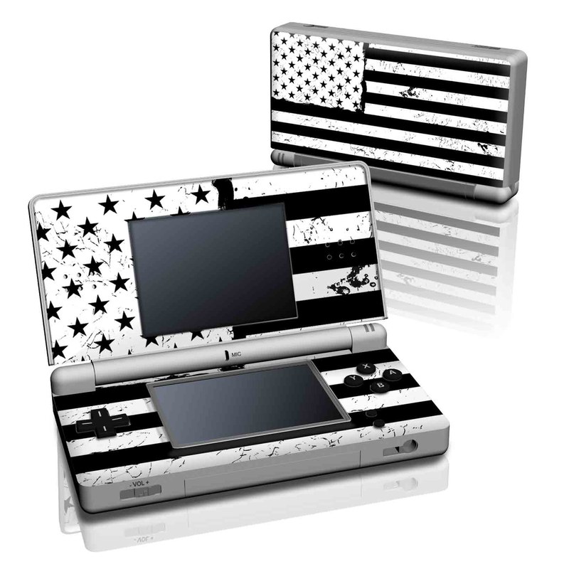 Nintendo DS Lite Skin design of Line, Black-and-white, Text, Monochrome, Pattern, Design, Monochrome photography, Font, Parallel, Style, with white, black colors