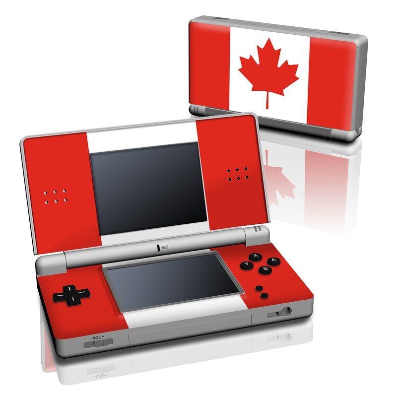 strike Clam Sense of guilt Canadian Flag Nintendo DS Lite Skin | iStyles