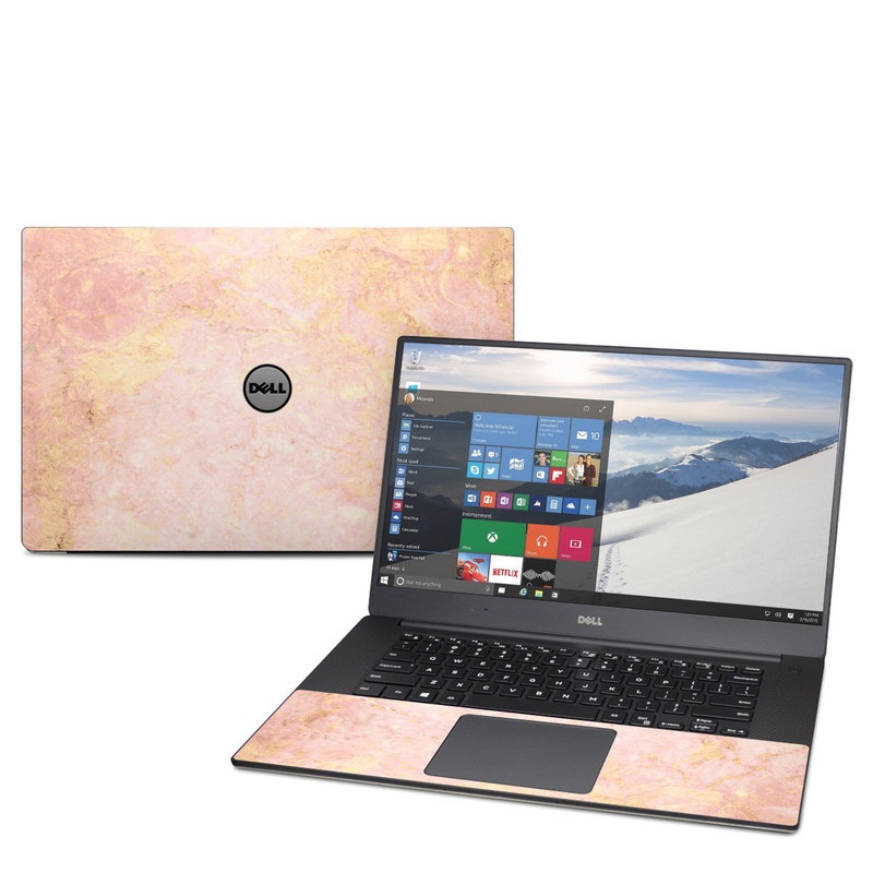Rose Gold Marble Dell Xps 15 9560 Skin Istyles