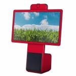 Solid State Red Facebook Portal Plus Skin