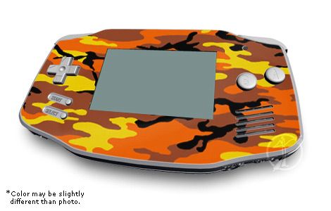 Orange Camo Game Boy Advance Skin