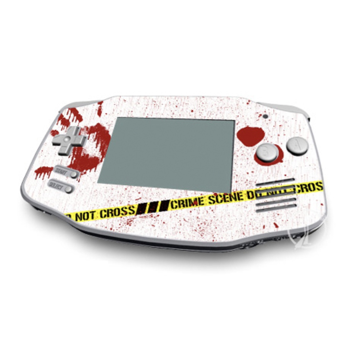 Game Boy Advance Skin design of Text, Font, Red, Graphic design, Logo, Graphics, Brand, Banner, with white, red, yellow, black colors