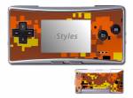 Digital Orange Camo Game Boy Micro Skin