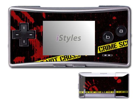 Crime Scene Game Boy Micro Skin