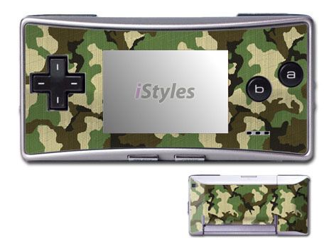 Woodland Camo Game Boy Micro Skin