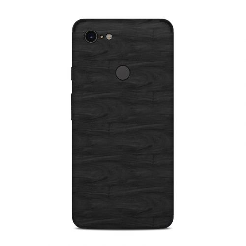 Black Woodgrain Google Pixel 3 XL Skin