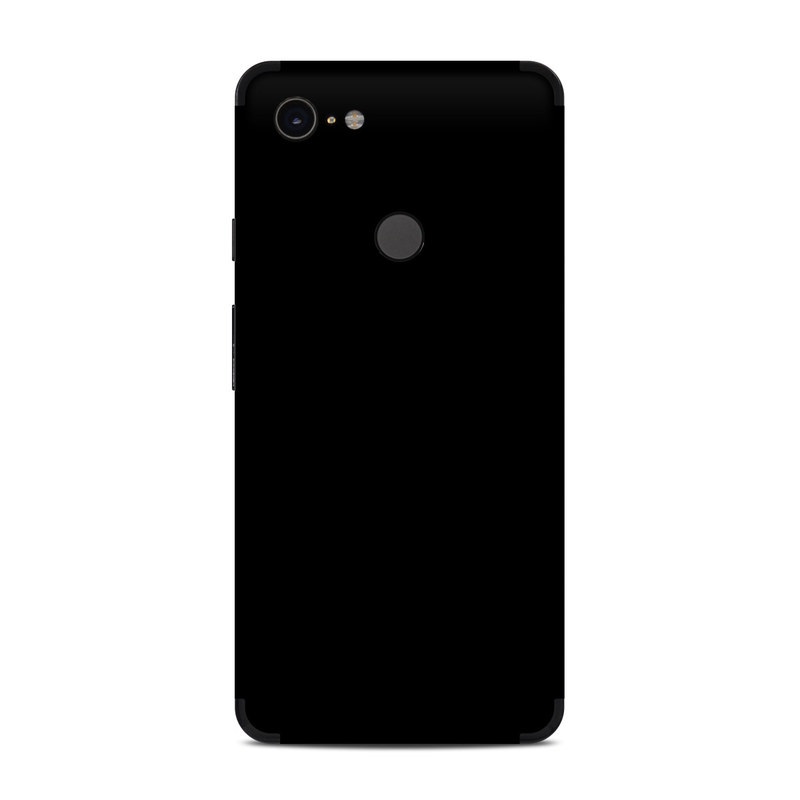 Google Pixel 3 XL Skin design of Black, Darkness, White, Sky, Light, Red, Text, Brown, Font, Atmosphere, with black colors