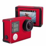 Solid State Red GoPro Hero4 Silver Edition Skin