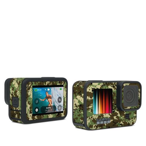 Digital Woodland Camo GoPro HERO Black Series Skin