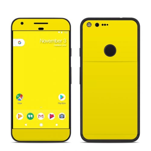Solid State Yellow Google Pixel 1 Skin