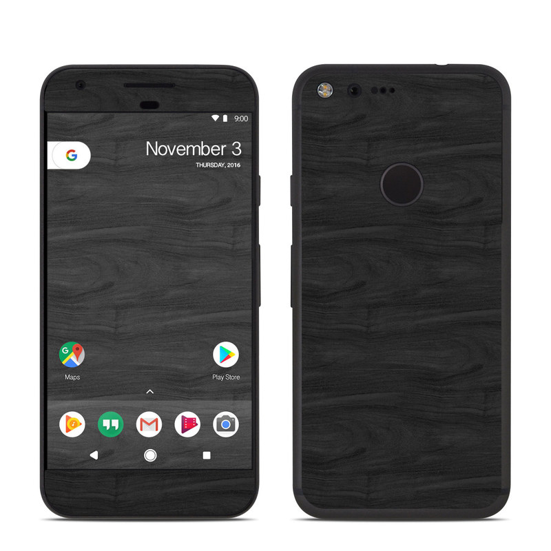 Google Pixel 1 Skin design of Black, Brown, Wood, Grey, Flooring, Floor, Laminate flooring, Wood flooring, with black colors