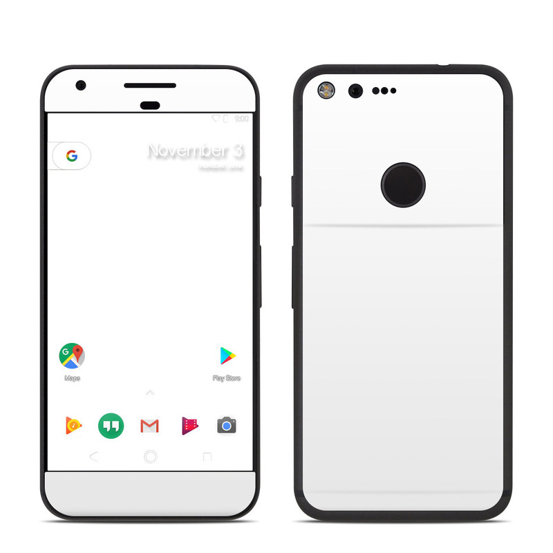 Google Pixel 1 Skin design of White, Black, Line, with white colors