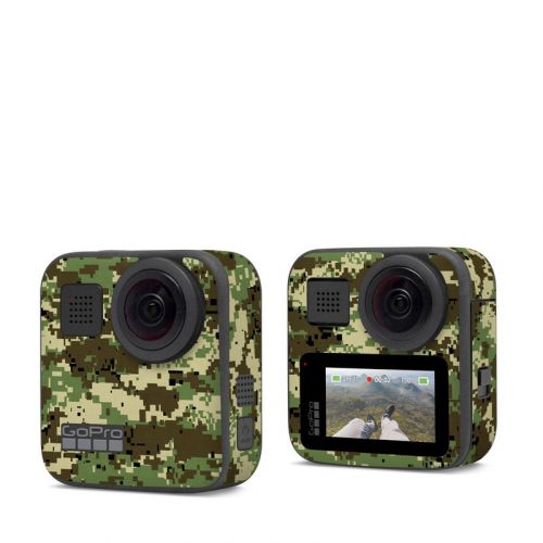 Digital Woodland Camo GoPro Max Skin