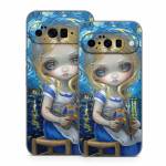 Alice in a Van Gogh Google Pixel 10 Series Skin