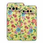 Button Flowers Google Pixel 10 Series Skin