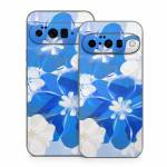Blue Flowers Google Pixel 10 Series Skin