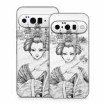 Geisha Sketch Google Pixel 10 Series Skin