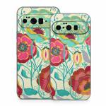 Golden Flowers Google Pixel 10 Series Skin