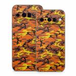 Orange Camo Google Pixel 10 Series Skin