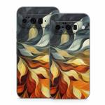 Orange and Charcoal Google Pixel 10 Series Skin